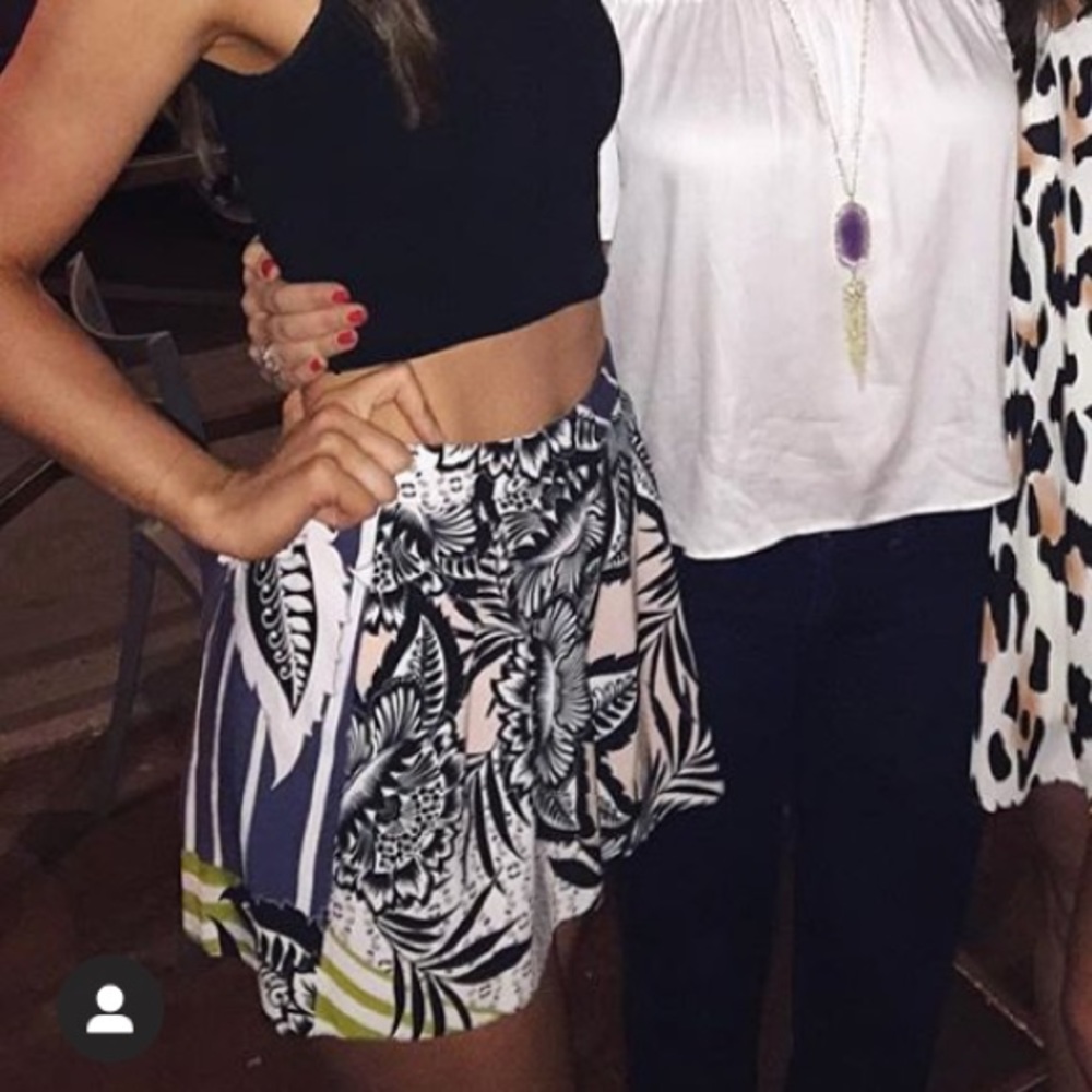 Topshop floral patterned shorts